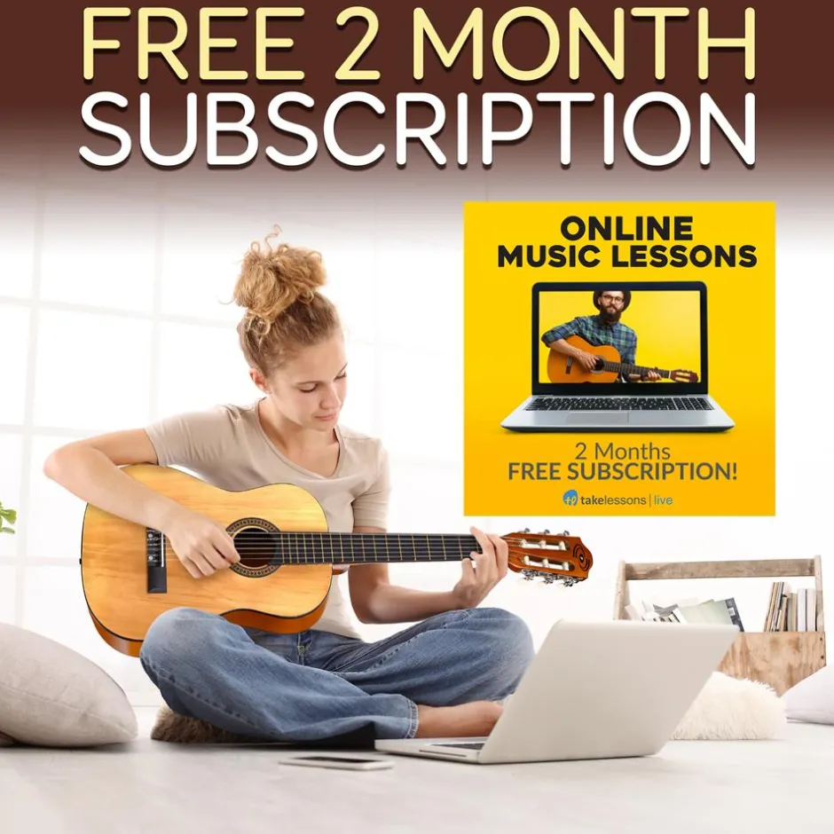 Beginner 6-String Acoustic Guitar Kit, Junior Size, Gloss Finish, Natural<Pyle Hot
