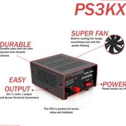 Bench Power Supply 2.5A Linear Regulated 12V Converter 50W<Pyramid Discount