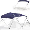 Bimini Top Boat Cover, Waterproof UV-Resistant, Aluminum Frame, Blue<SereneLife Sale