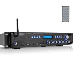 Bluetooth Amplifier Receiver 3000W Wireless Streaming Multi-Channel Audio<Pyle Best