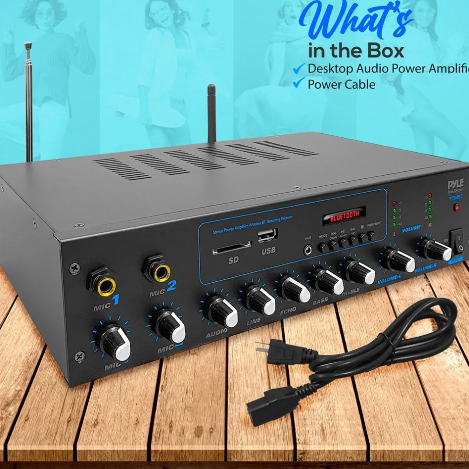 Bluetooth Audio Amplifier System<Pyle New