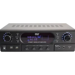 Bluetooth Home Theater Receiver - 180W, Dual Channel, USB/FM, LED Display<Pyle New