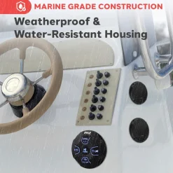 Bluetooth Marine Speaker System 240W Waterproof 6.5