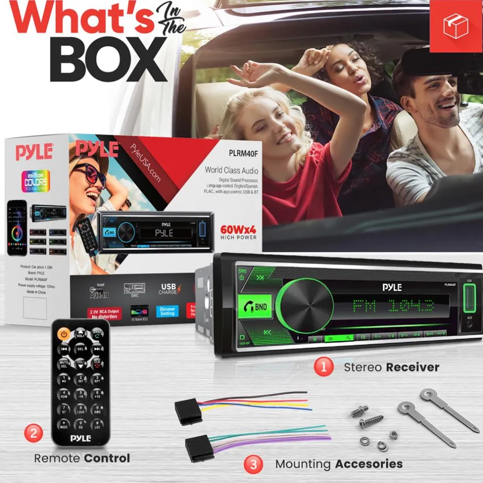 Bluetooth Mp3 Radio Receiver<Pyle New