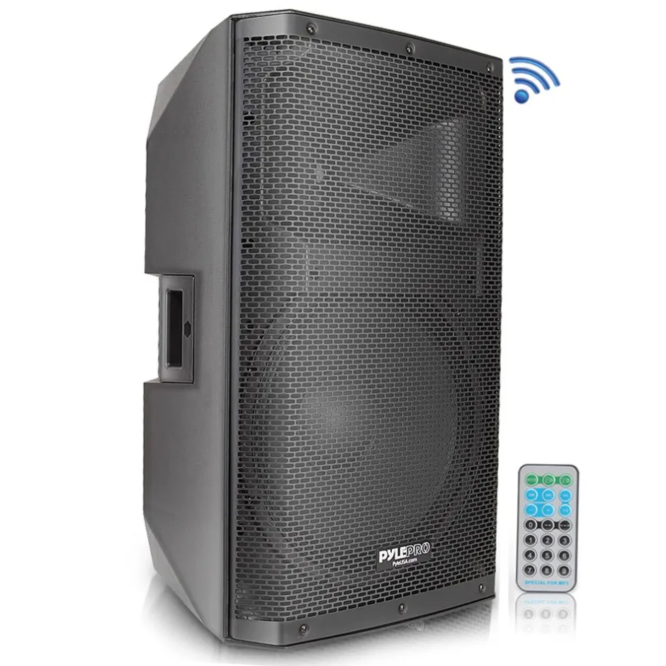 Bluetooth PA Speaker 1400W High-Powered 15" Subwoofer Black<Pyle Clearance