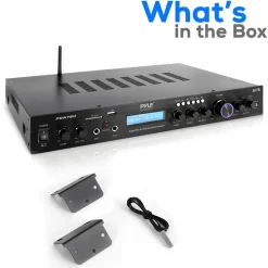 Bluetooth Radio Receiver & Amplifier<Pyle