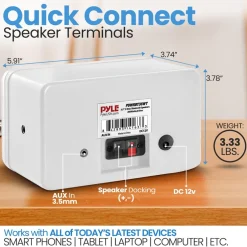 Bluetooth Waterproof Speakers 200W 3.5