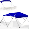 4-Bow Bimini Top Boat Cover, Waterproof 600D Polyester, Blue<SereneLife