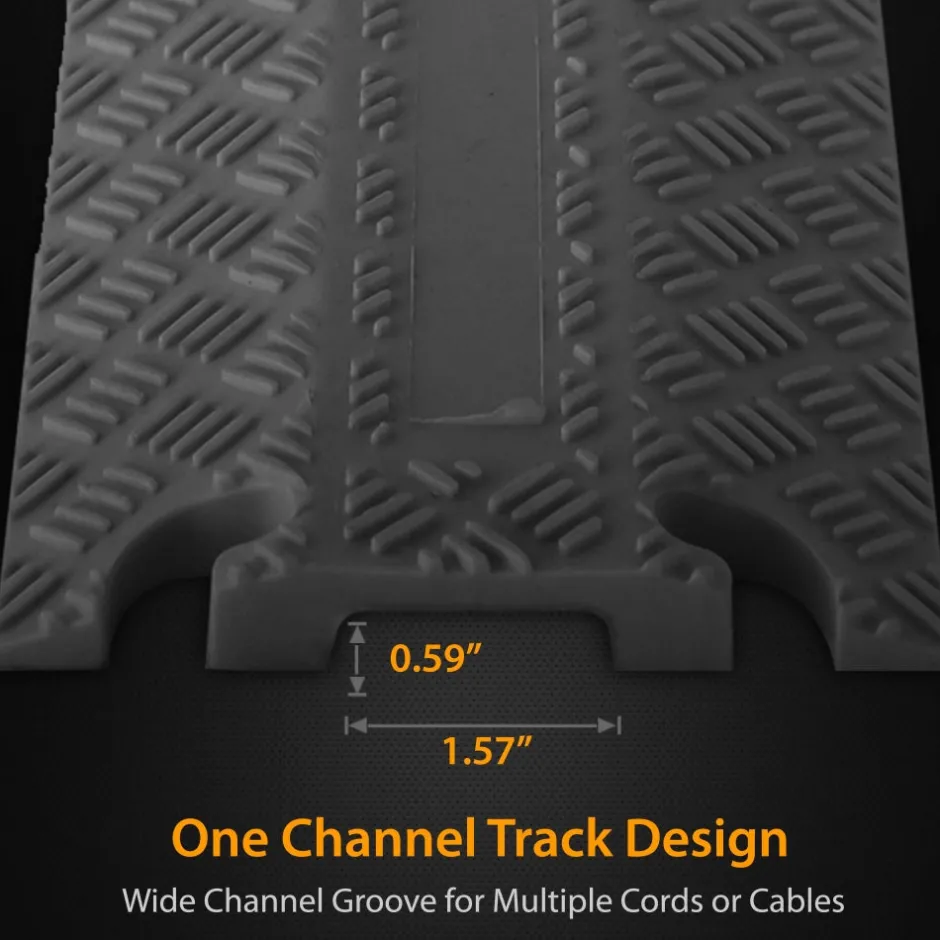 Cable Cover Ramp Safety Track, 1-Ch.<Pyle Online