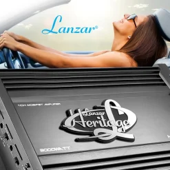 Car Audio Amplifier 3000W Monoblock MOSFET Nickel Plated RCA Input<Lanzar Hot