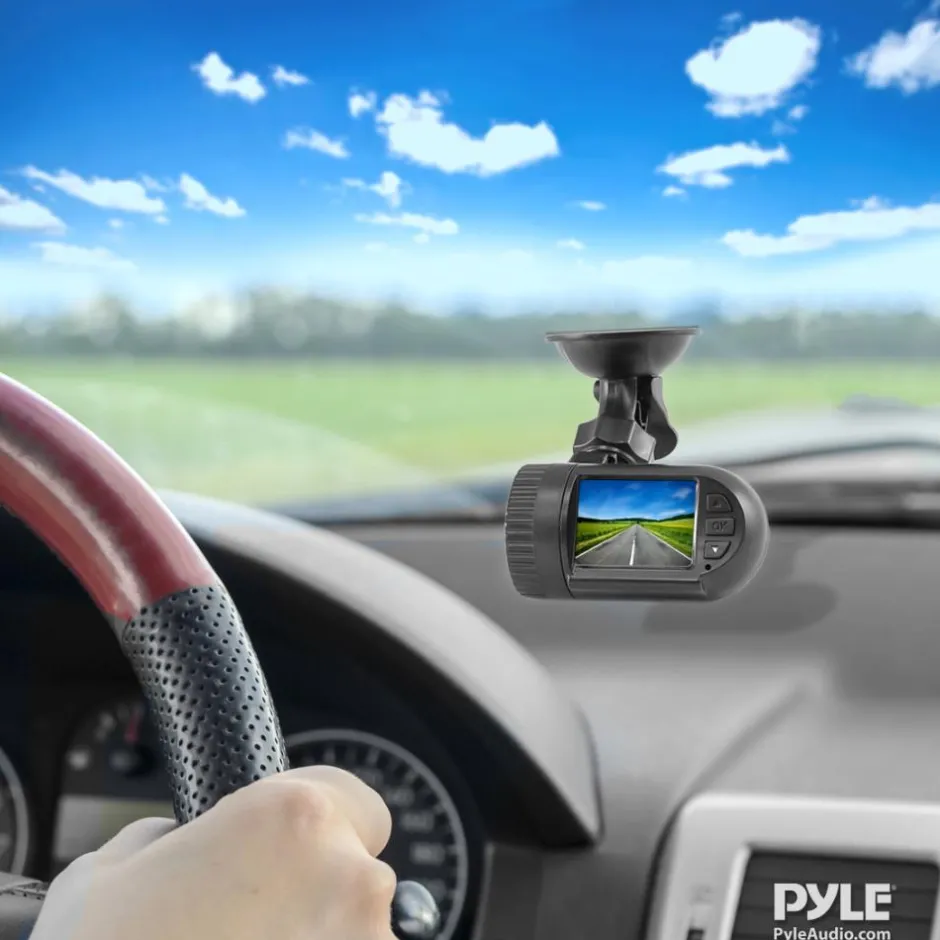 Car Dash Cam 1080p HD Video, Night Vision, 1.5" LCD Display<Pyle Discount