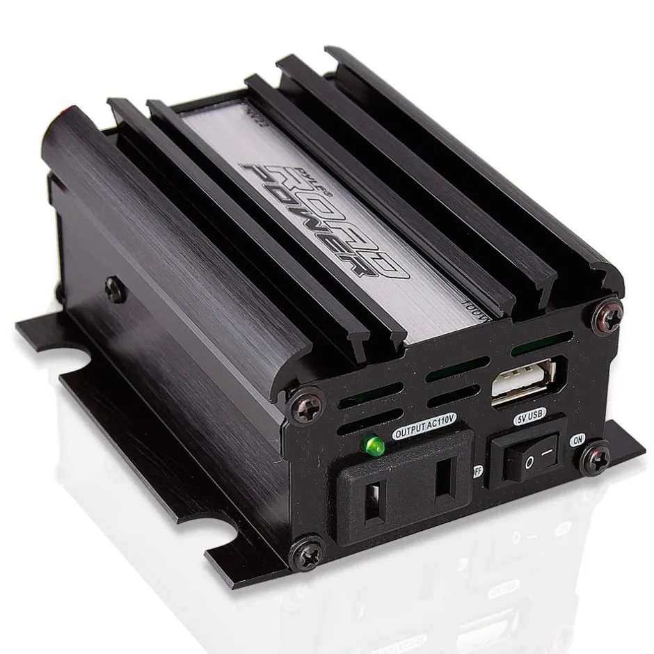 Car Power Inverter 100W USB Charger 12V DC to 110V AC Adapter<Pyle Hot