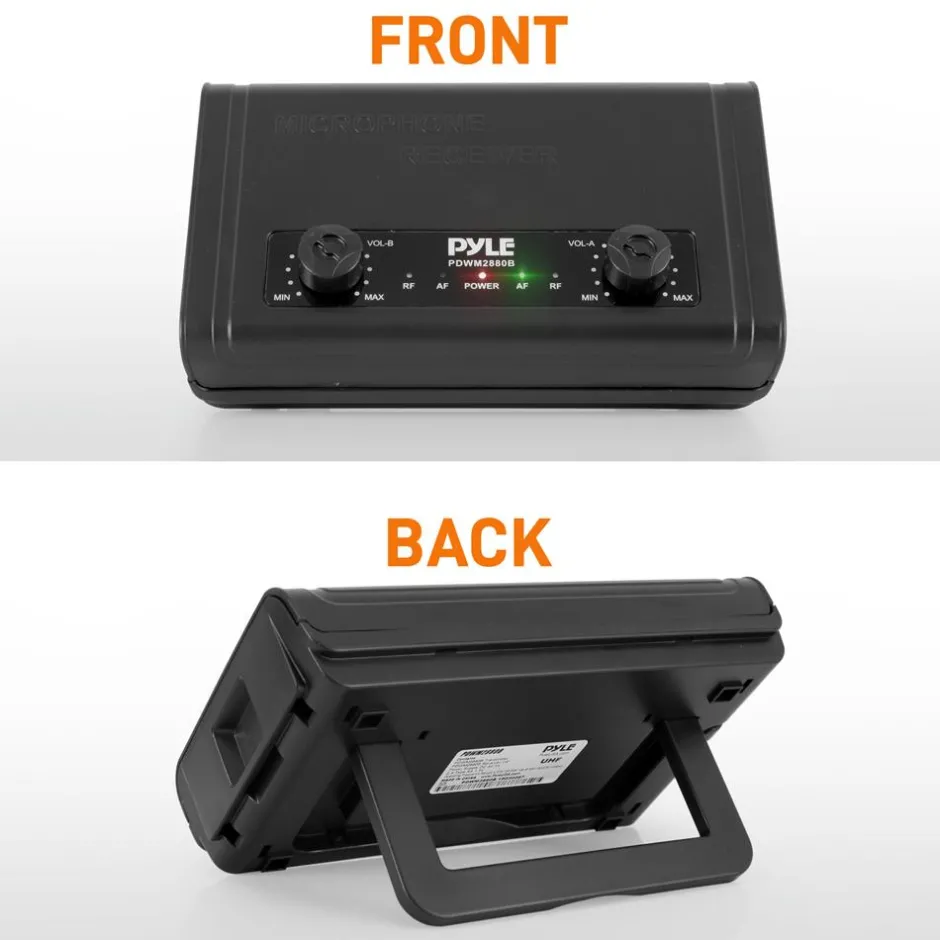 2-Ch. Desktop Wireless Microphone System<Pyle Outlet