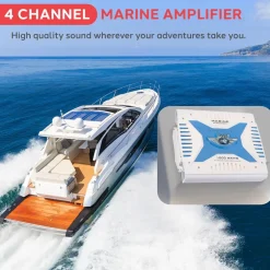 4-Ch. Elite Bluetooth Marine Amplifier<Pyle Sale