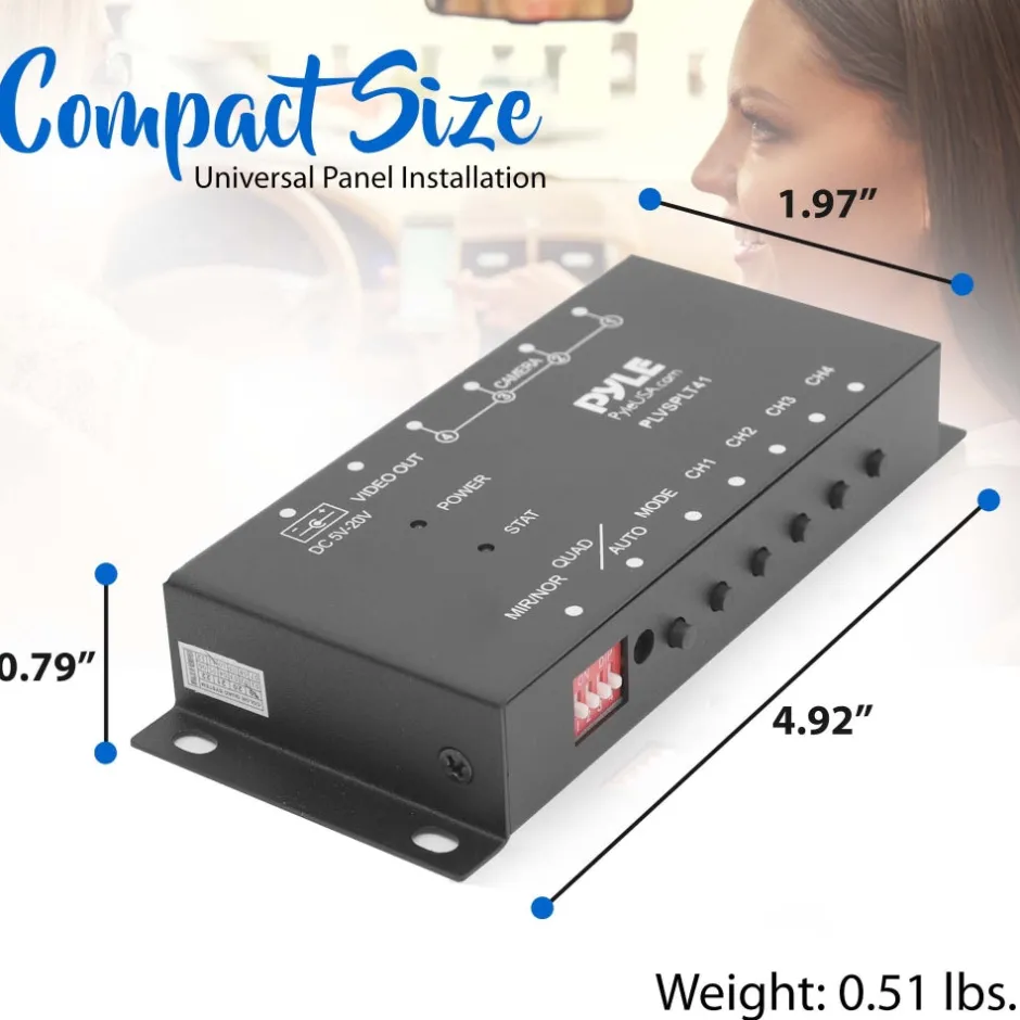 4-Ch. Video Picture Splitter<Pyle Discount