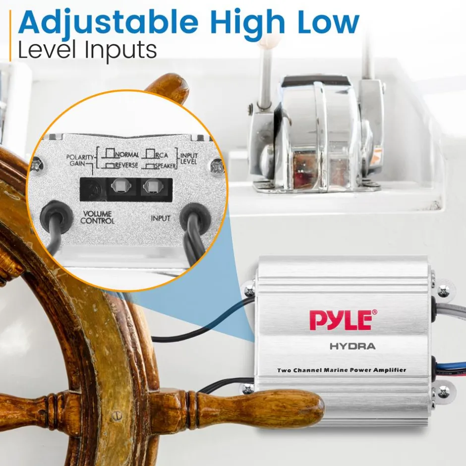 2-Ch. Waterproof Rated Marine Amplifier<Pyle Clearance