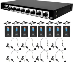 8-Ch. Wireless Microphone System<Pyle Best