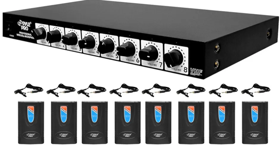 8-Ch. Wireless Microphone System<Pyle Best