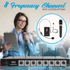 8-Ch. Wireless Microphone System<Pyle Outlet