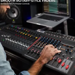 8-Channel Audio Mixer, Wireless Streaming, 380 DSP Effects, USB Interface<Pyle Online