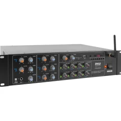 8-Channel Bluetooth Amplifier 4000W Multi-Zone Mixer with USB/AUX<Pyle Hot
