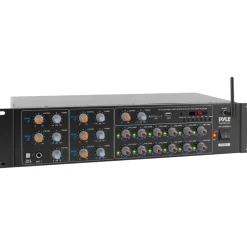 12-Channel Bluetooth Amplifier 6000W Multi-Zone Mixer with USB/SD/AUX<Pyle Hot