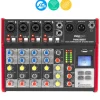 6-Channel Bluetooth DJ Mixer - Pro Audio, USB Interface, Phantom Power<Pyle Sale
