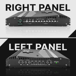 4-Channel Car Amplifier 2000W MOSFET Slim Design with Bass Boost<Lanzar