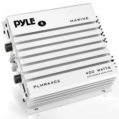 4-Channel Marine Amplifier 400W Waterproof Dual MOSFET Power Supply<Pyle Outlet