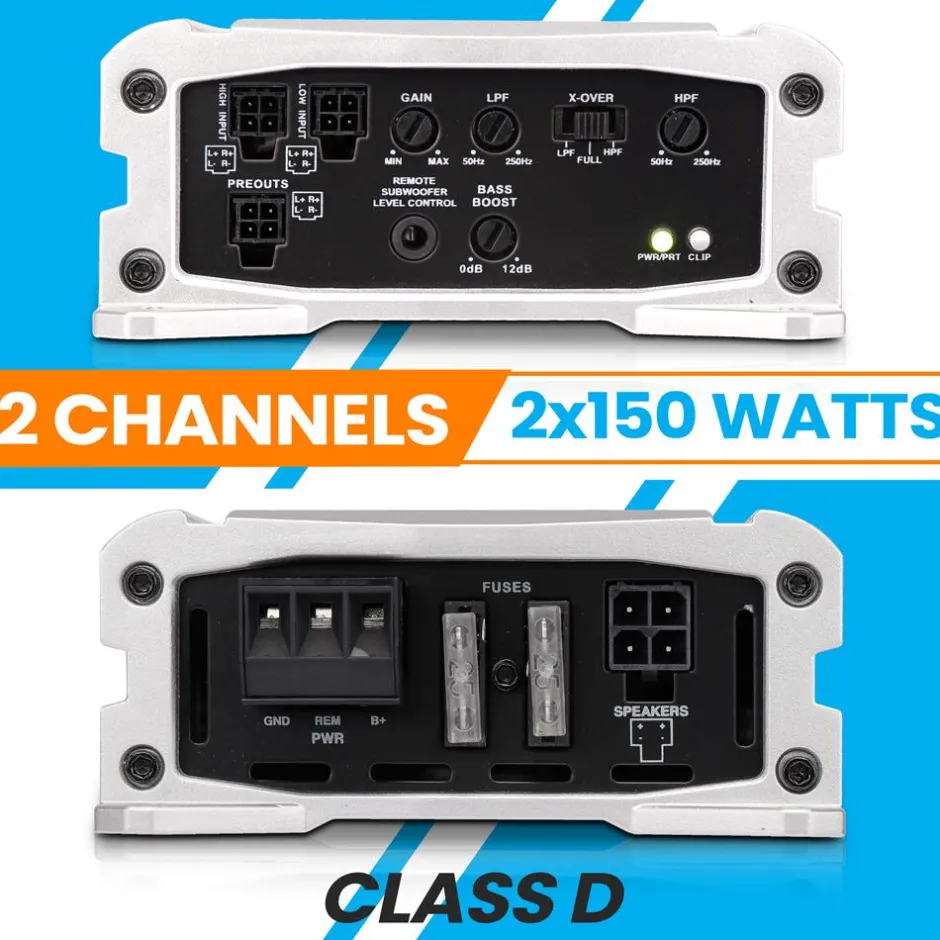 2-Channel Weather-Resistant Audio Amplif<Pyle Outlet