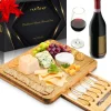 Charcuterie Board Set - Extra Large Bamboo with 6 Knives & Forks<NutriChef Clearance