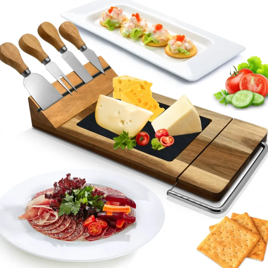 Cheese Board Serving & Cutting Set<NutriChef Sale