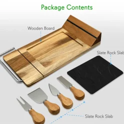 Cheese Board Serving & Cutting Set<NutriChef Sale