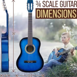 Classic Style 3/4 Scale Guitar<Pyle Outlet