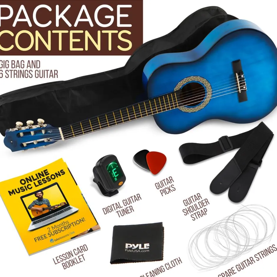 Classic Style 3/4 Scale Guitar<Pyle Outlet