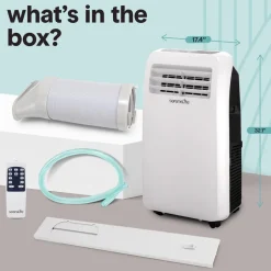 Compact & Portable Room Air Conditioner<SereneLife Clearance