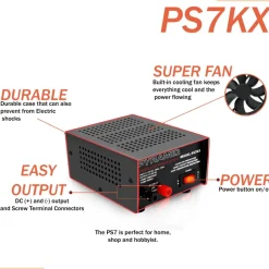Compact Bench Power Supply 5A Linear Regulated 12V Converter<Pyramid Discount