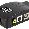 Composite & S-Video to VGA Converter, Vivid 3D Processing, Adjustable Settings<Pyle New