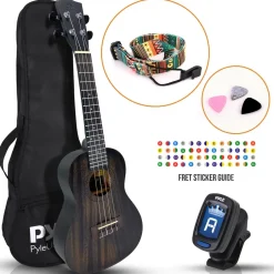 Concert Ukulele Beginner Pack<Pyle