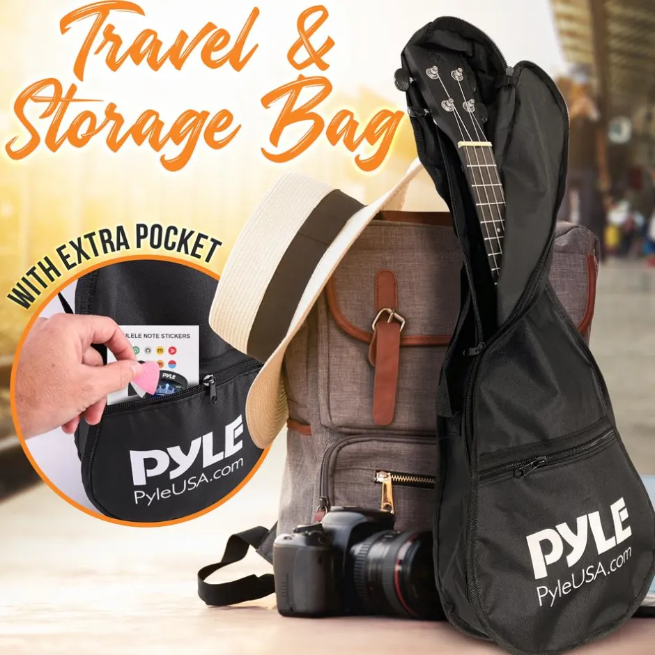 Concert Ukulele Beginner Pack<Pyle