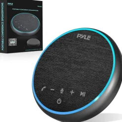 Conference Speakerphone Noise-Canceling Bluetooth HD Voice USB-C<Pyle New