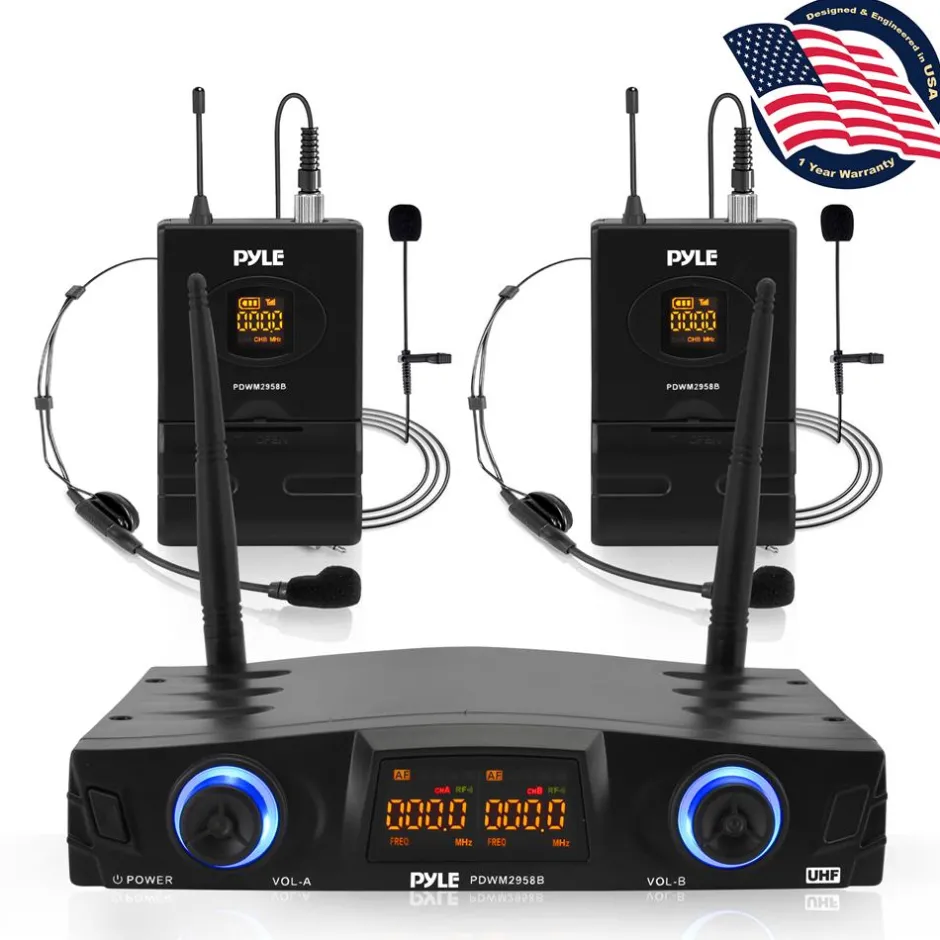 Desktop Pro Wireless Microphone System<Pyle Discount