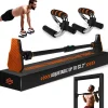 Doorway Pull-Up & Push-Up Bars Set, Adjustable, Anti-Skid, Home Gym<SQUATZ Best