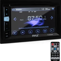 Double Din DVD Car Stereo Touchscreen Bluetooth 6.2" Display<Pyle Discount
