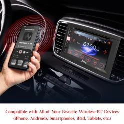 Double Din DVD Car Stereo Touchscreen Bluetooth 6.2