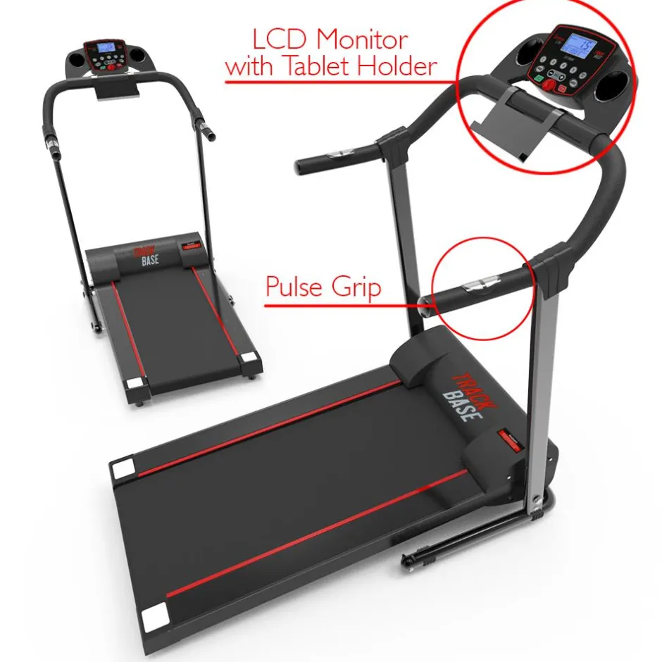 Electric Folding Treadmill, Compact Design, Bluetooth, 12 Modes<SereneLife Outlet