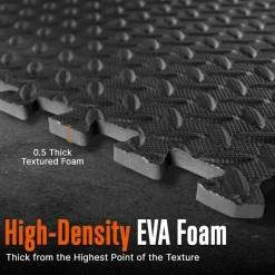 Exercise Mat 25 Pcs - Cushioned EVA Foam, Non-Skid, Easy Assembly<SQUATZ Hot