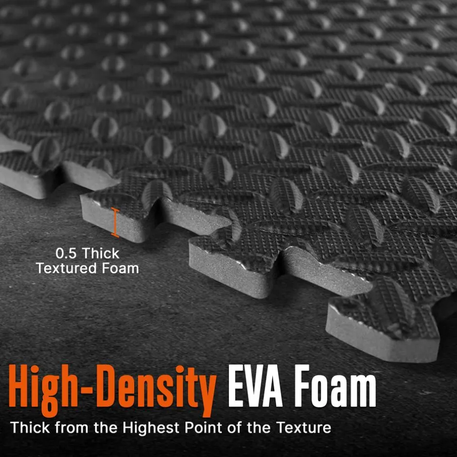 Exercise Mat 25 Pcs - Cushioned EVA Foam, Non-Skid, Easy Assembly<SQUATZ Hot