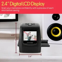 Film Scanner Slide Digitizer 22MP LCD Display TV Output<Pyle Sale