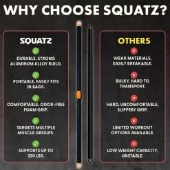 Fitness Training Bar<SQUATZ Discount
